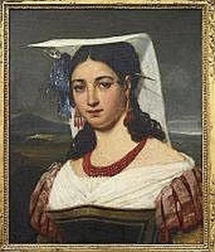 Joseph Désiré Court - Ritratto di una italiana